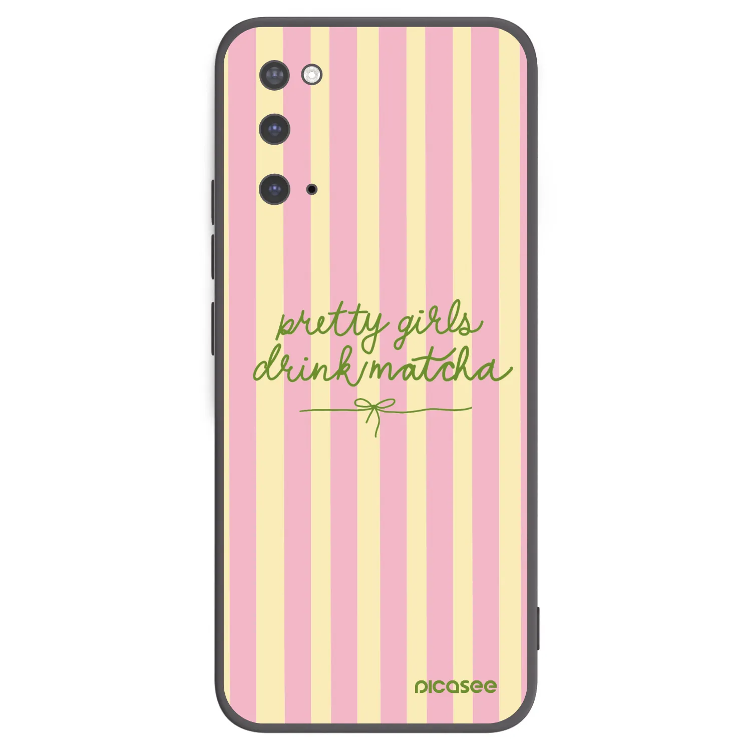 Picasee silikonový černý obal pro Samsung Galaxy S20 G980F - Pretty matcha