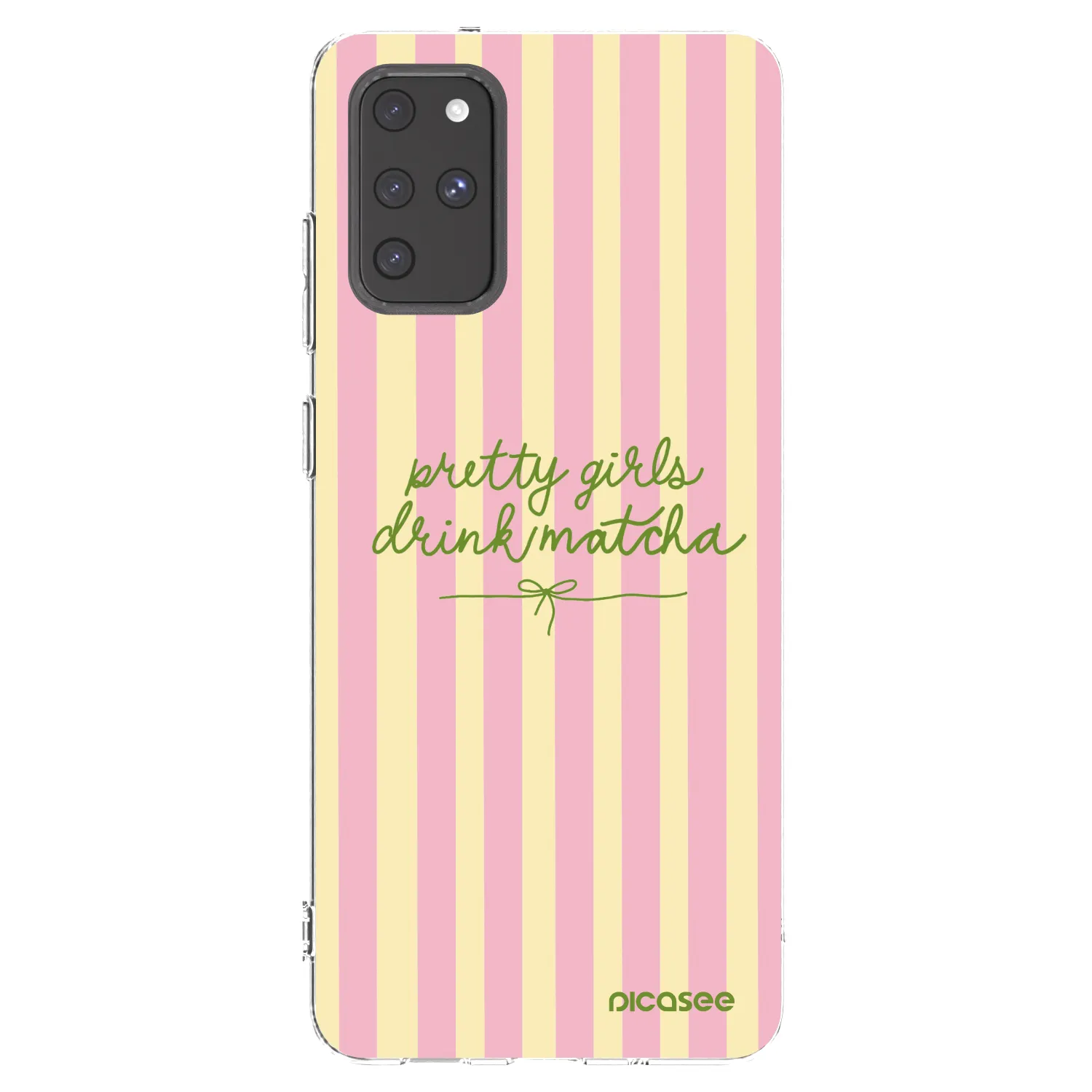 Picasee silikonový průhledný obal pro Samsung Galaxy S20+ G985F - Pretty matcha