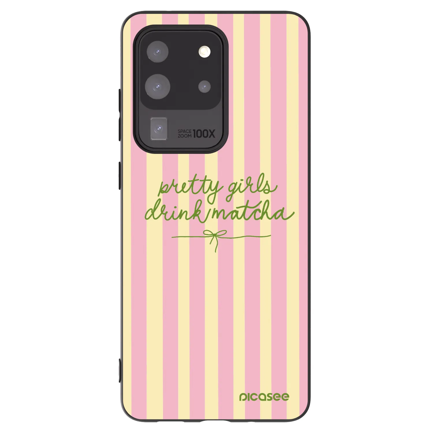 Picasee silikonový černý obal pro Samsung Galaxy S20 Ultra 5G G988F - Pretty matcha