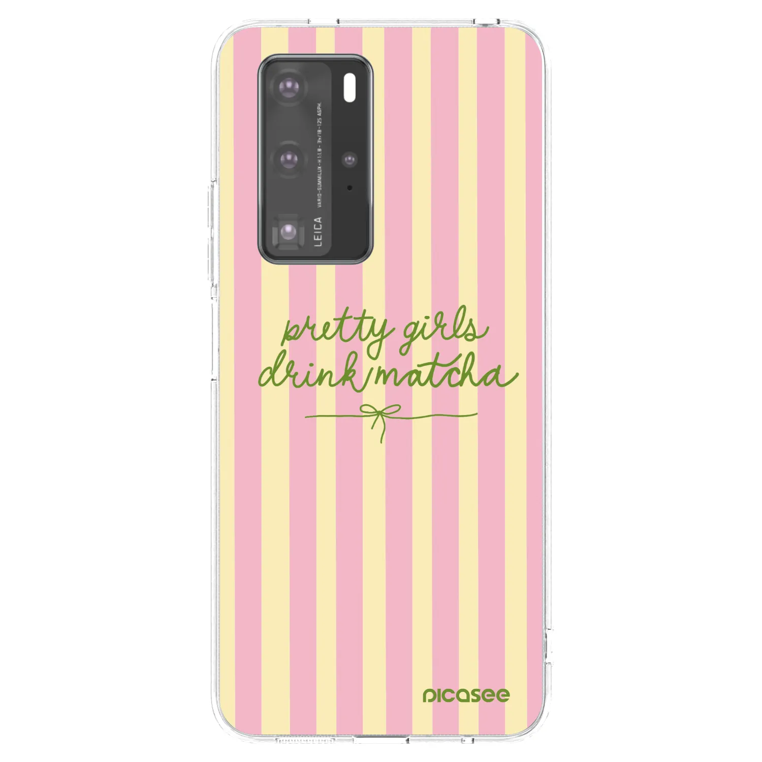 Picasee silikonový průhledný obal pro Huawei P40 Pro - Pretty matcha