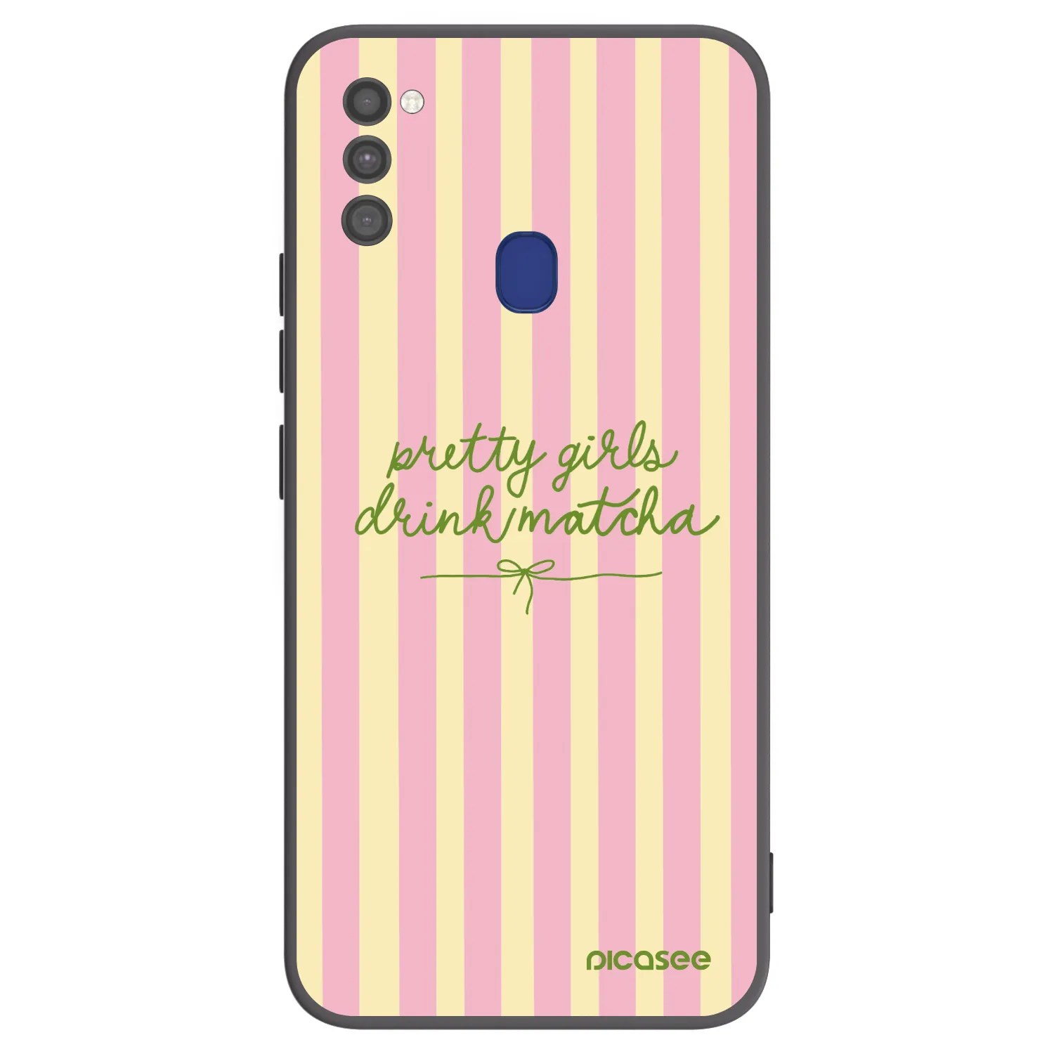 Picasee silikonový černý obal pro Samsung Galaxy M21 M215F - Pretty matcha