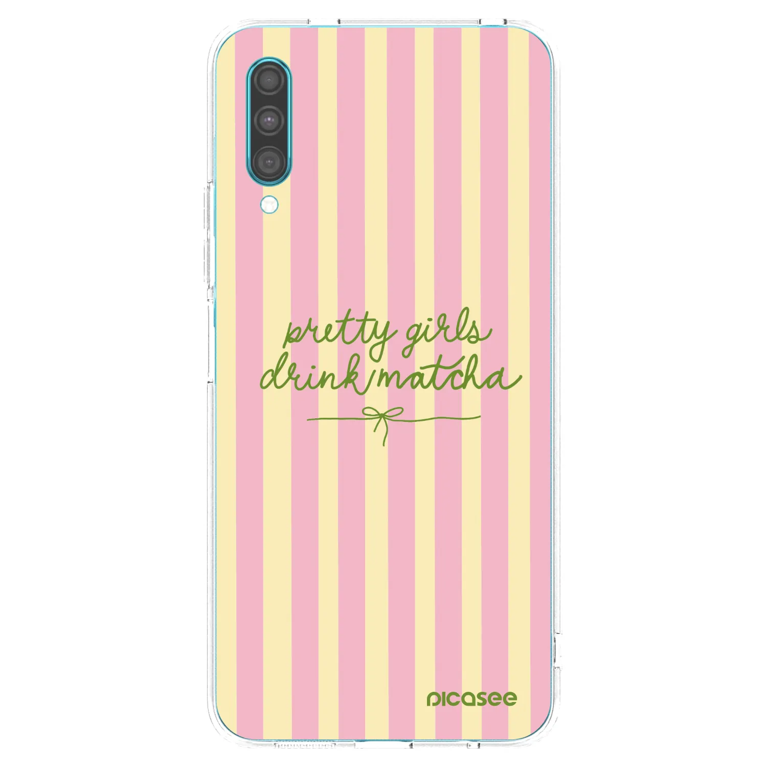 Picasee silikonový průhledný obal pro Samsung Galaxy A30s A307F - Pretty matcha