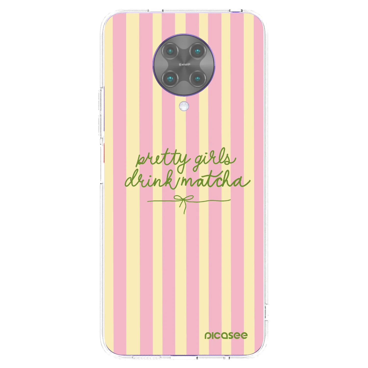 Picasee silikonový průhledný obal pro Xiaomi Poco F2 Pro - Pretty matcha