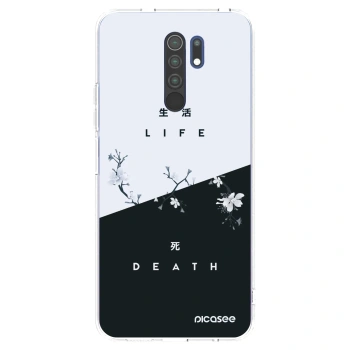 Picasee silikonový průhledný obal pro Xiaomi Redmi 9 - Živý - Mrtvý