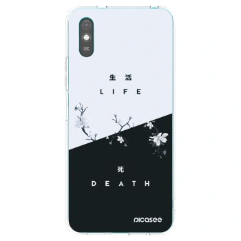 Picasee silikonový průhledný obal pro Xiaomi Redmi 9A - Živý - Mrtvý