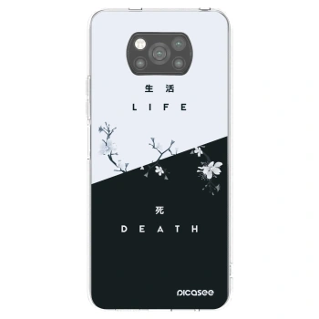 Picasee silikonový černý obal pro Xiaomi Poco X3 - Živý - Mrtvý