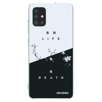 Picasee silikonový průhledný obal pro Samsung Galaxy M51 M515F - Živý - Mrtvý