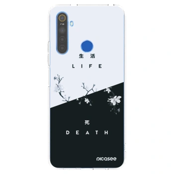 Picasee silikonový průhledný obal pro Realme 5 - Živý - Mrtvý
