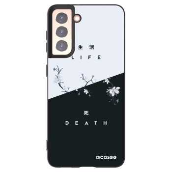 Picasee silikonový černý obal pro Samsung Galaxy S21 5G G991B - Živý - Mrtvý