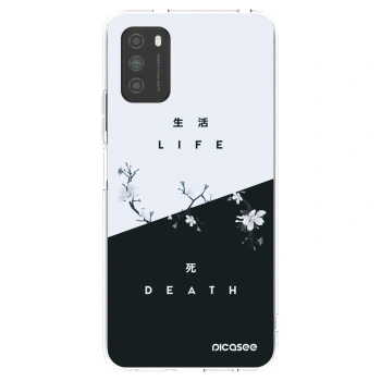 Picasee silikonový průhledný obal pro Xiaomi Poco M3 - Živý - Mrtvý
