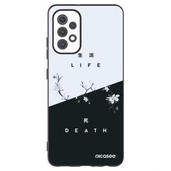 Picasee silikonový černý obal pro Samsung Galaxy A32 5G A326B - Živý - Mrtvý