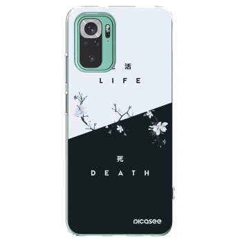 Picasee silikonový průhledný obal pro Xiaomi Redmi Note 10 Pro - Živý - Mrtvý
