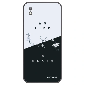 Picasee silikonový černý obal pro Xiaomi Redmi 9AT - Živý - Mrtvý