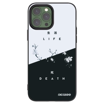 Picasee silikonový černý obal pro Apple iPhone 13 Pro Max - Živý - Mrtvý