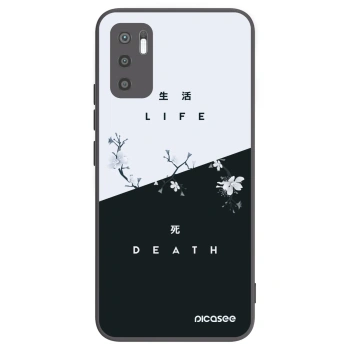 Picasee silikonový černý obal pro Xiaomi Redmi Note 10 5G - Živý - Mrtvý