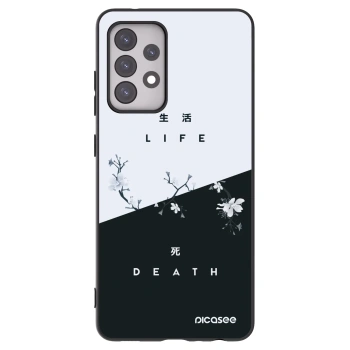 Picasee silikonový černý obal pro Samsung Galaxy A52s 5G A528B - Živý - Mrtvý