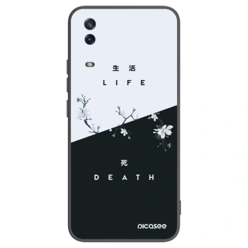 Picasee silikonový černý obal pro Vivo Y11s - Živý - Mrtvý