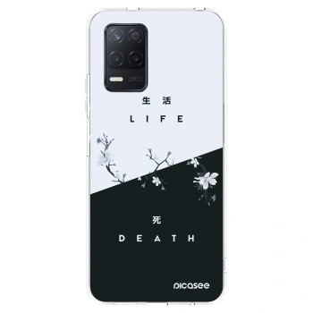 Picasee silikonový průhledný obal pro Realme 8 5G - Živý - Mrtvý