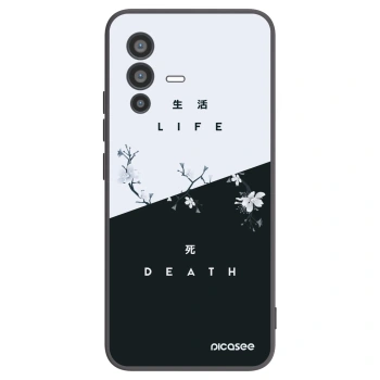 Picasee silikonový černý obal pro Vivo V23 5G - Živý - Mrtvý