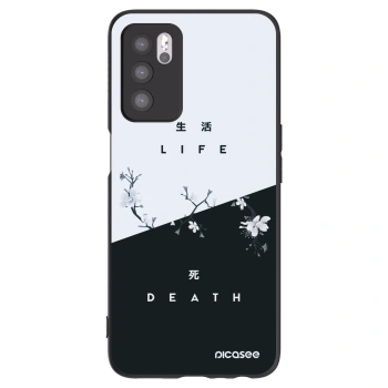 Picasee silikonový černý obal pro OPPO A16s - Živý - Mrtvý