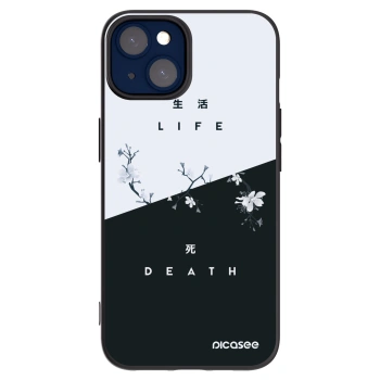 Picasee silikonový černý obal pro Apple iPhone 14 - Živý - Mrtvý