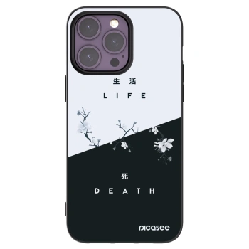 Picasee silikonový černý obal pro Apple iPhone 14 Pro Max - Živý - Mrtvý