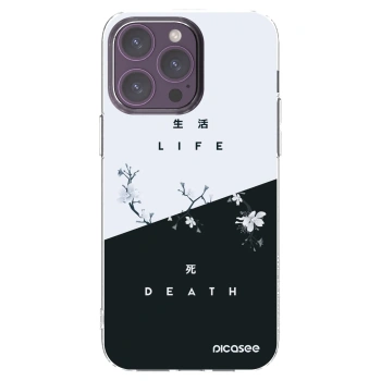 Picasee silikonový průhledný obal pro Apple iPhone 14 Pro Max - Živý - Mrtvý