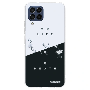 Picasee silikonový průhledný obal pro Samsung Galaxy M53 5G - Živý - Mrtvý