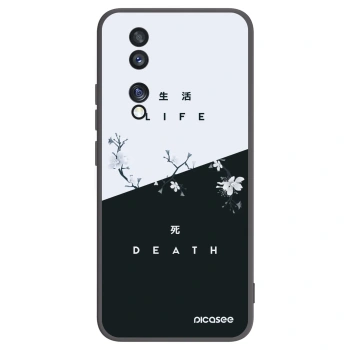 Picasee silikonový černý obal pro Honor 70 - Živý - Mrtvý