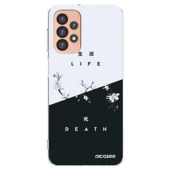 Picasee silikonový průhledný obal pro Samsung Galaxy A23 A236B 5G - Živý - Mrtvý