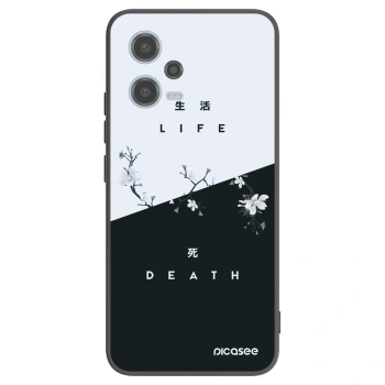 Picasee silikonový černý obal pro Xiaomi Redmi Note 12 5G - Živý - Mrtvý