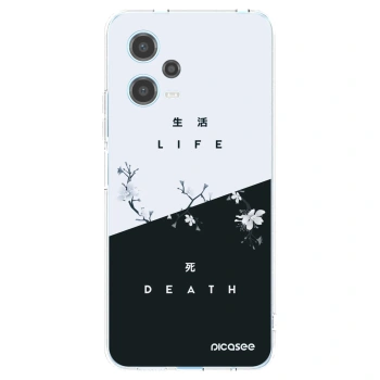 Picasee silikonový průhledný obal pro Xiaomi Redmi Note 12 5G - Živý - Mrtvý