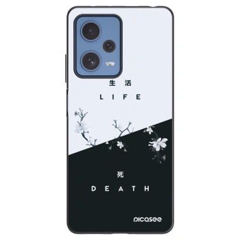 Picasee silikonový černý obal pro Xiaomi Redmi Note 12 Pro 5G - Živý - Mrtvý