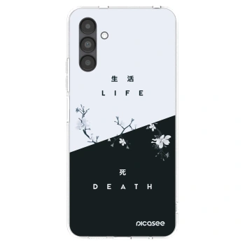 Picasee silikonový průhledný obal pro Samsung Galaxy A04s A047F - Živý - Mrtvý