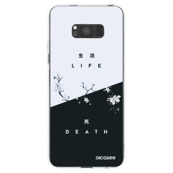 Picasee silikonový průhledný obal pro Samsung Galaxy S8 G950F - Živý - Mrtvý