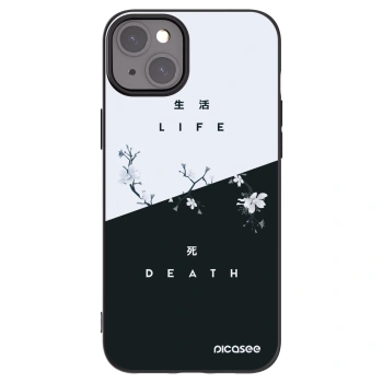 Picasee silikonový černý obal pro Apple iPhone 15 Plus - Živý - Mrtvý