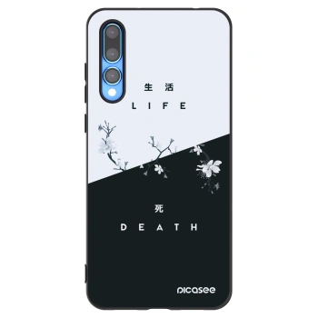 Picasee silikonový černý obal pro Huawei P20 Pro - Živý - Mrtvý