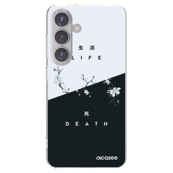 Picasee silikonový průhledný obal pro Samsung Galaxy S24 S921B 5G - Živý - Mrtvý