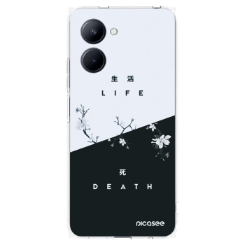 Picasee silikonový průhledný obal pro Realme C33 (2023) - Živý - Mrtvý
