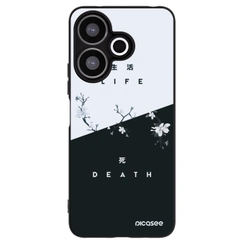 Picasee silikonový černý obal pro Xiaomi Redmi 13 4G - Živý - Mrtvý
