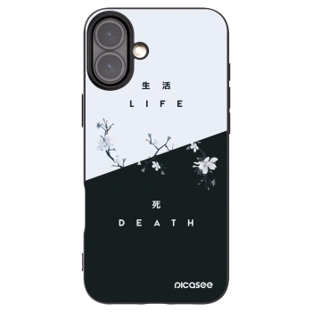 Picasee silikonový černý obal pro Apple iPhone 16 Plus - Živý - Mrtvý