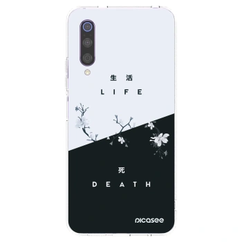 Picasee silikonový průhledný obal pro Xiaomi Mi 9 - Živý - Mrtvý