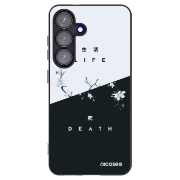 Picasee silikonový černý obal pro Samsung Galaxy S25 5G - Živý - Mrtvý