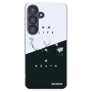 Picasee silikonový průhledný obal pro Samsung Galaxy S25 5G - Živý - Mrtvý