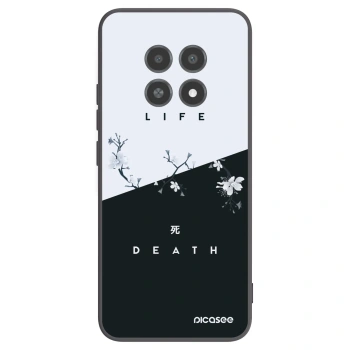 Picasee silikonový černý obal pro Realme 12X - Živý - Mrtvý