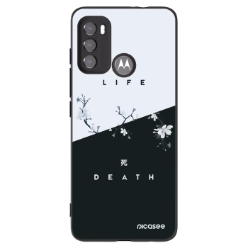 Picasee silikonový černý obal pro Motorola Edge 60 5G - Živý - Mrtvý