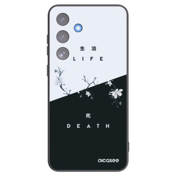 Picasee silikonový černý obal pro Samsung Galaxy S25 FE 5G - Živý - Mrtvý