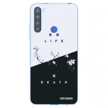 Picasee silikonový průhledný obal pro Xiaomi Redmi Note 8T - Živý - Mrtvý