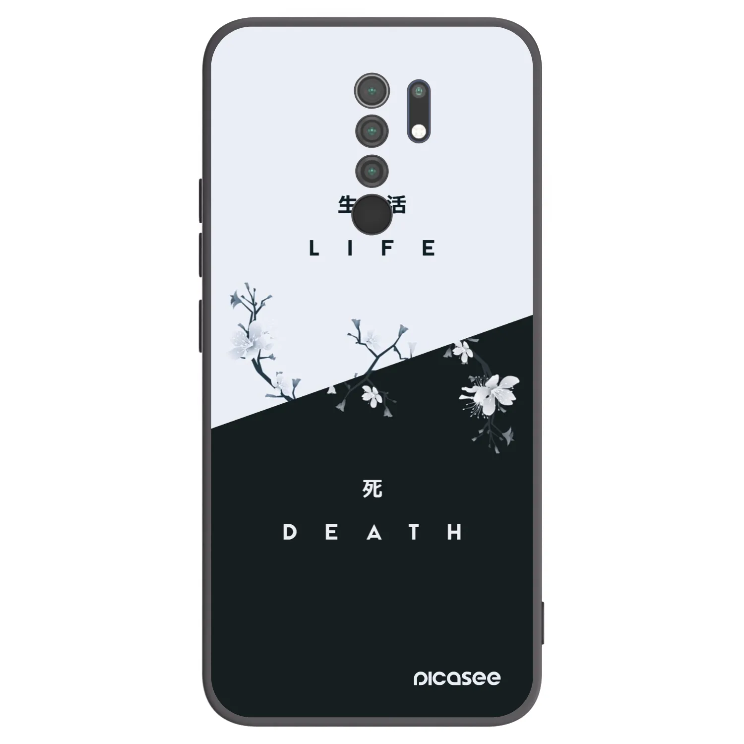 Picasee silikonový černý obal pro Xiaomi Redmi 9 - Živý - Mrtvý