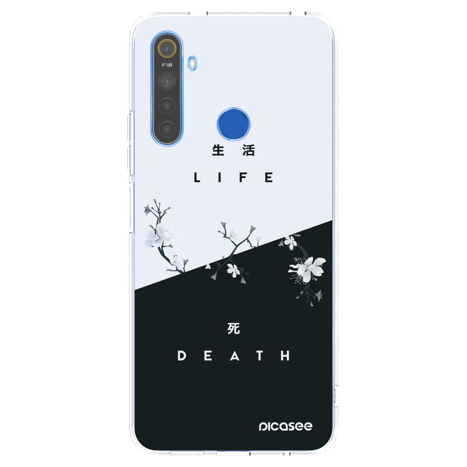 Picasee silikonový průhledný obal pro Realme 5 - Živý - Mrtvý